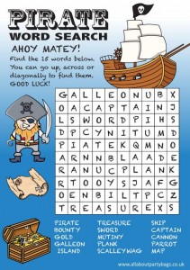 Pirate Word Search