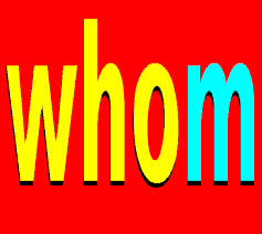 who and whom graphic